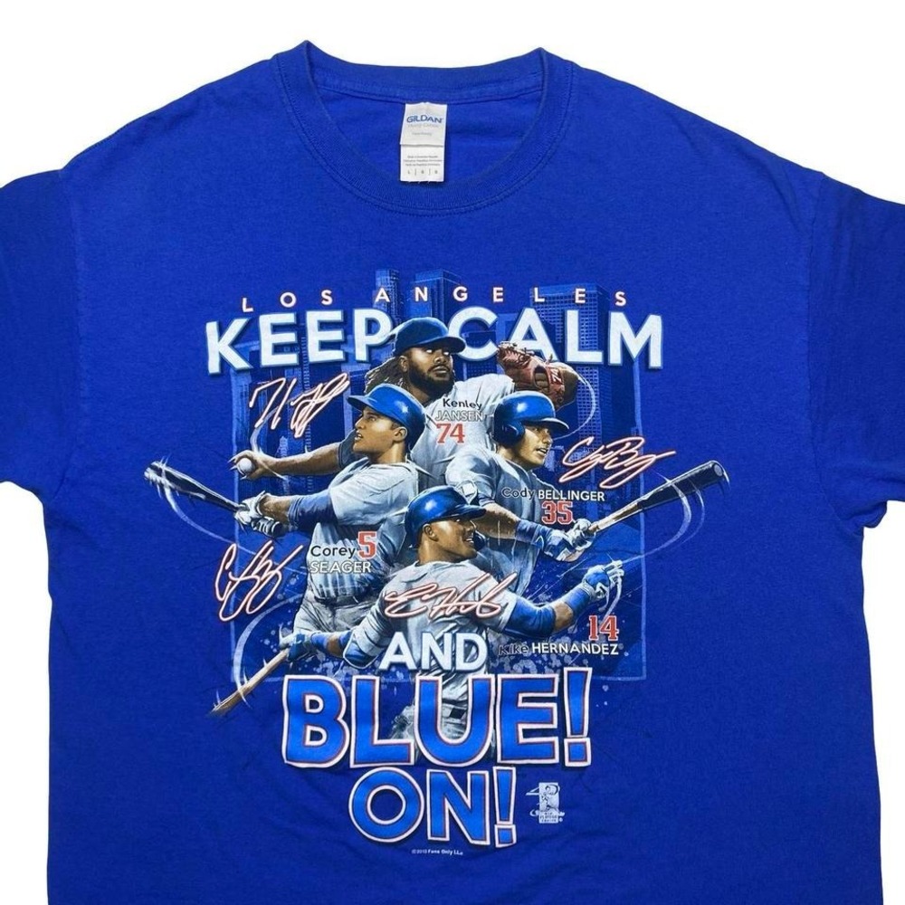 2019 LA Los Angeles Dodgers baseball‎ shirt